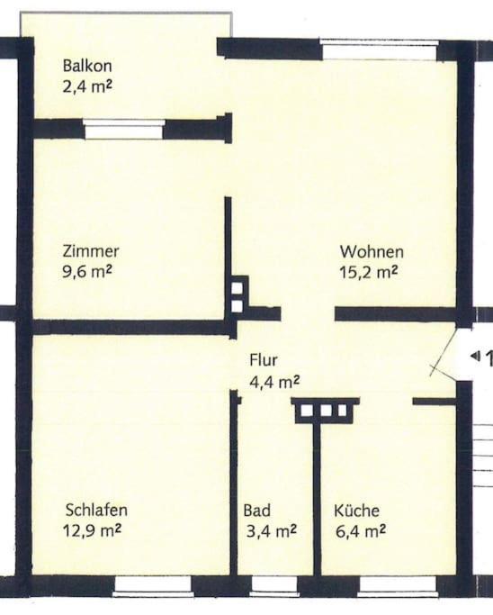 Country Style Apartment With Balcony Near Fair ฮันโนเวอร์ ภายนอก รูปภาพ